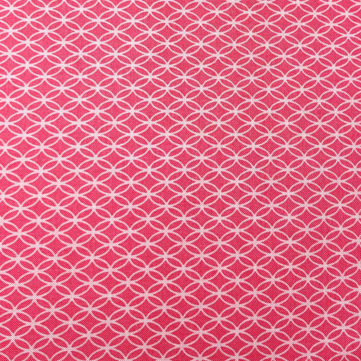 Geometric Fabric Chinoiserie Lilliana Coral Michael Miller CX7296