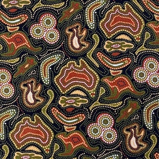 Dederang Dreamtime Aboriginal Quilting Cotton – Nutex NX-10970.102