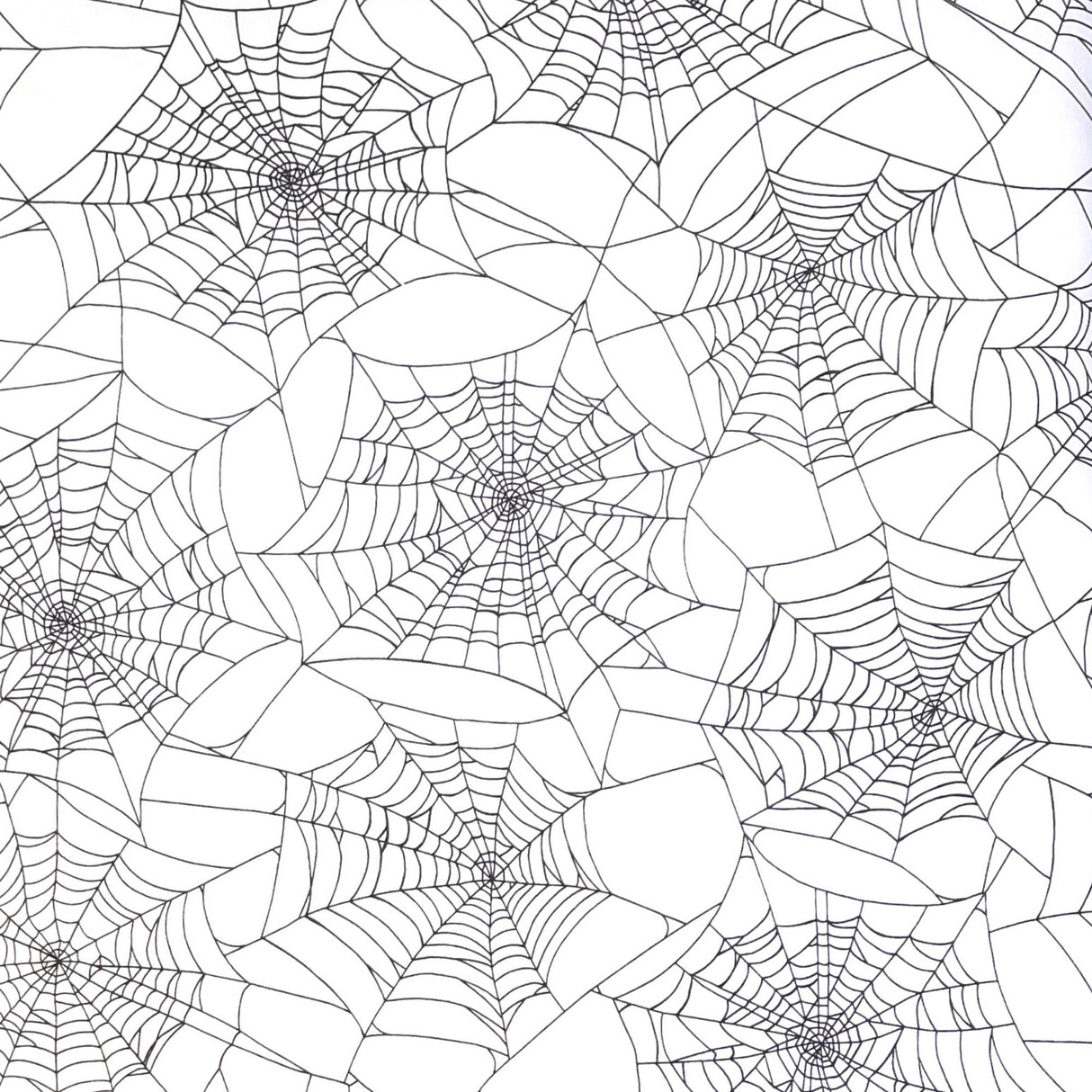 Cobwebs Fabric Halloween Fright Night Henry Glass Fabric