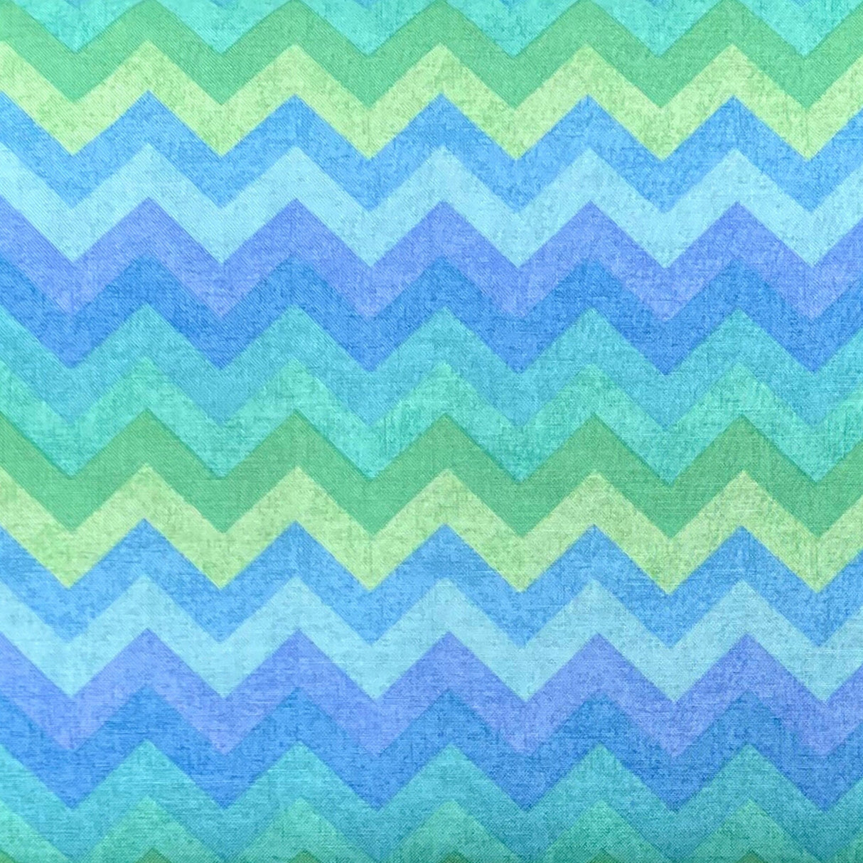 Enjoy the Ride – Blue Chevron Cotton Quilting Fabric | StudioE SE3153.76