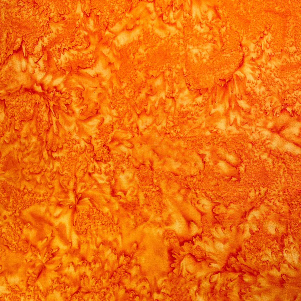 Batik Fabric Orange Yellow Gemstones Sun Burst by Henry Glass HG8647-38