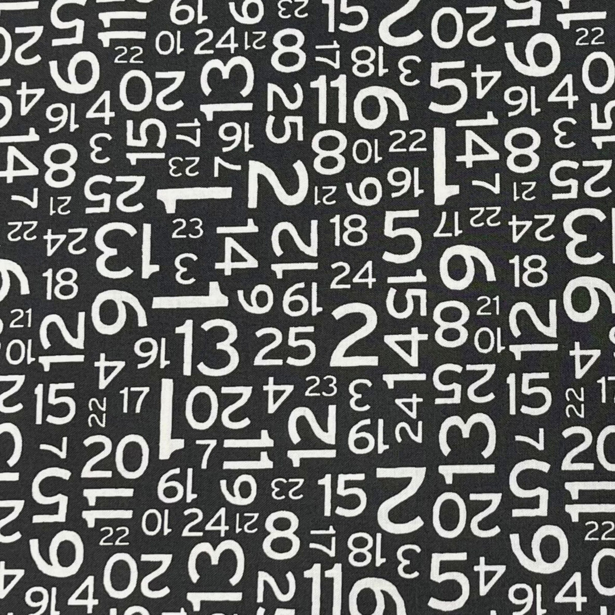 Hometown Christmas Cotton Quilting Moda fabrics, Countdown Numbers MF.5665-24