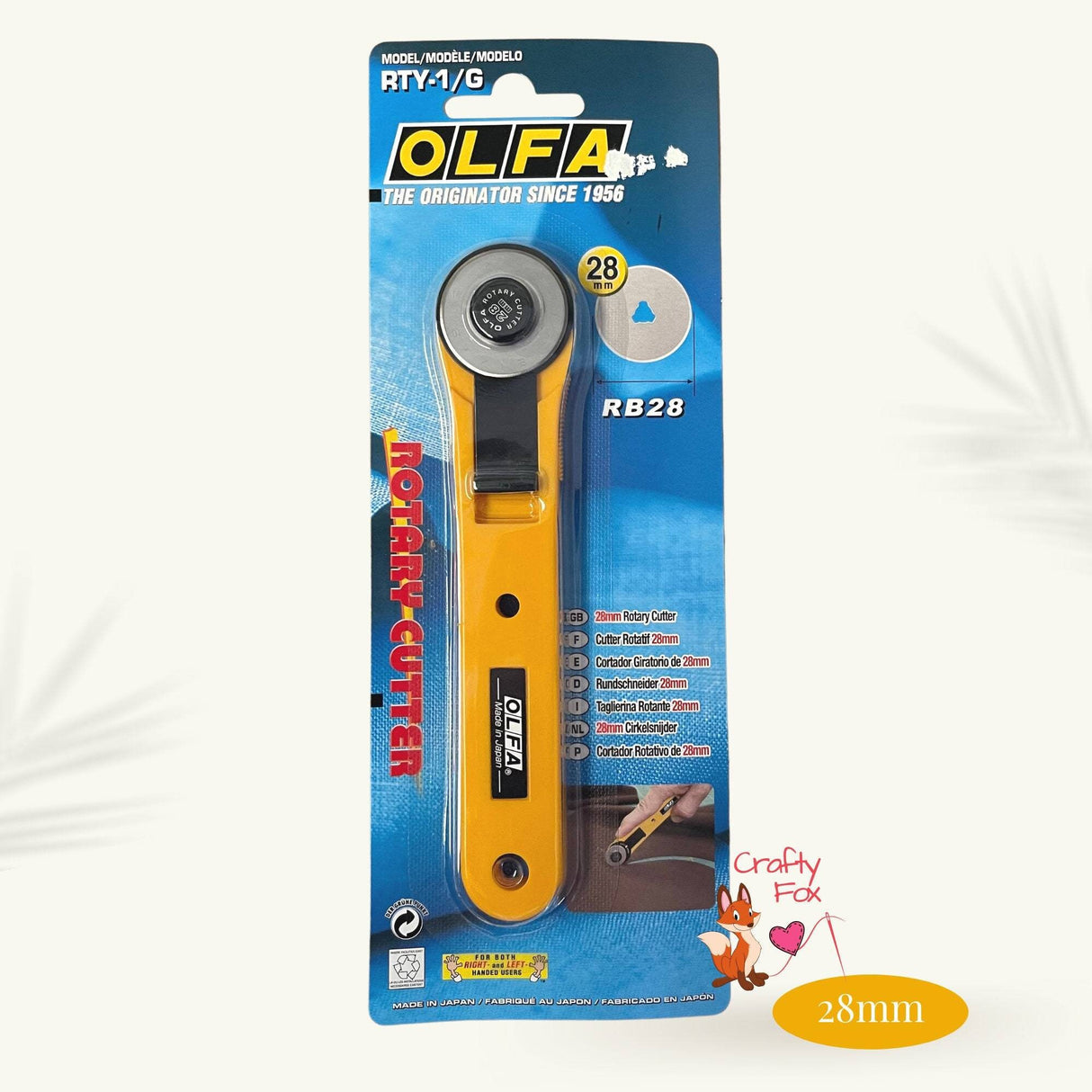 Olfa Rotary Cutter with Blade 28mm RTY-1/G