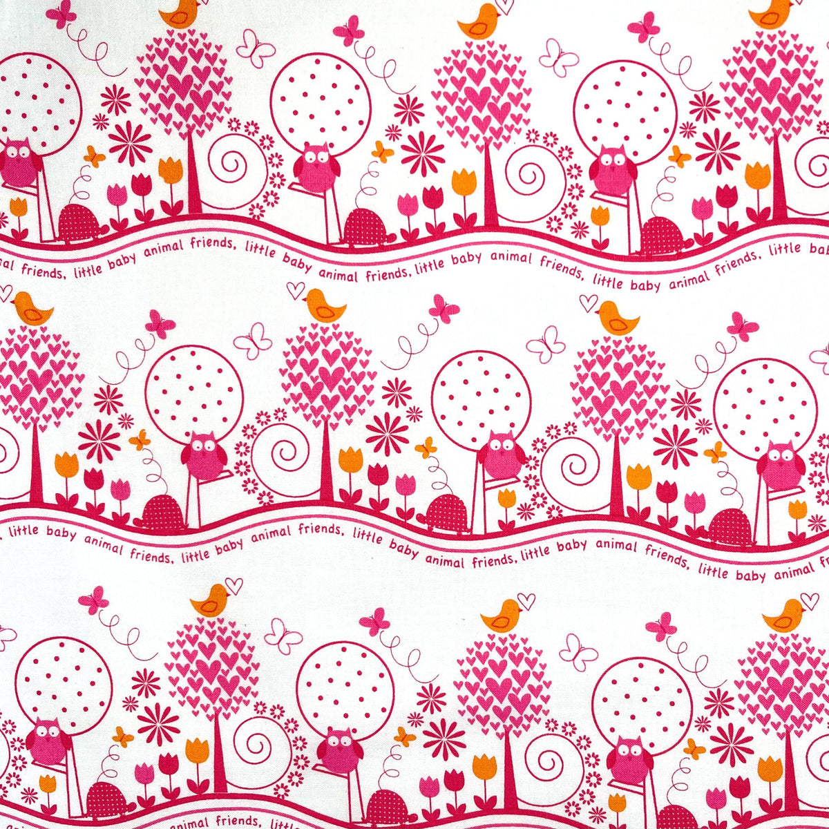 Animal Friends Fabric by Michael Miller - CX5275WMelon