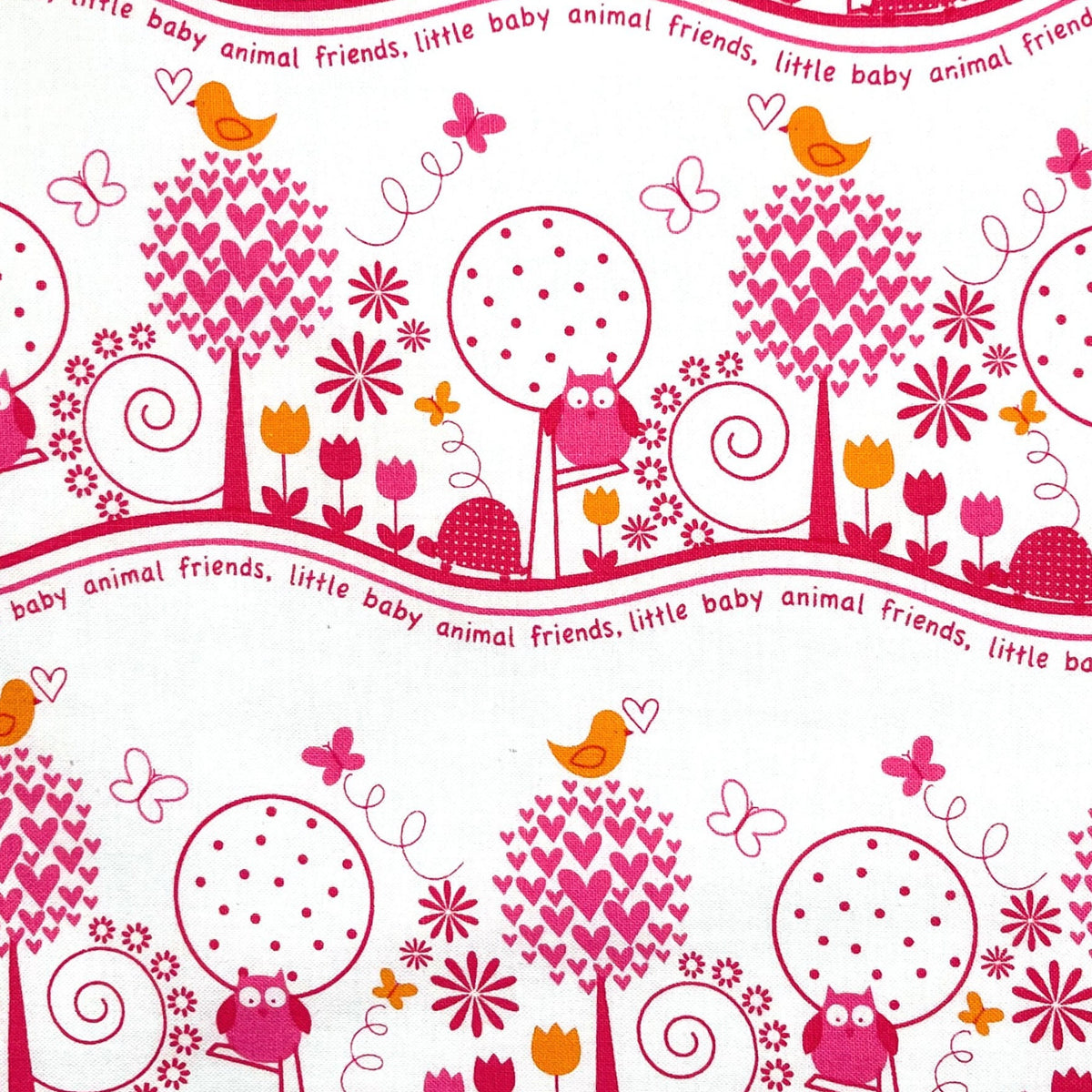 Animal Friends Fabric by Michael Miller - CX5275WMelon