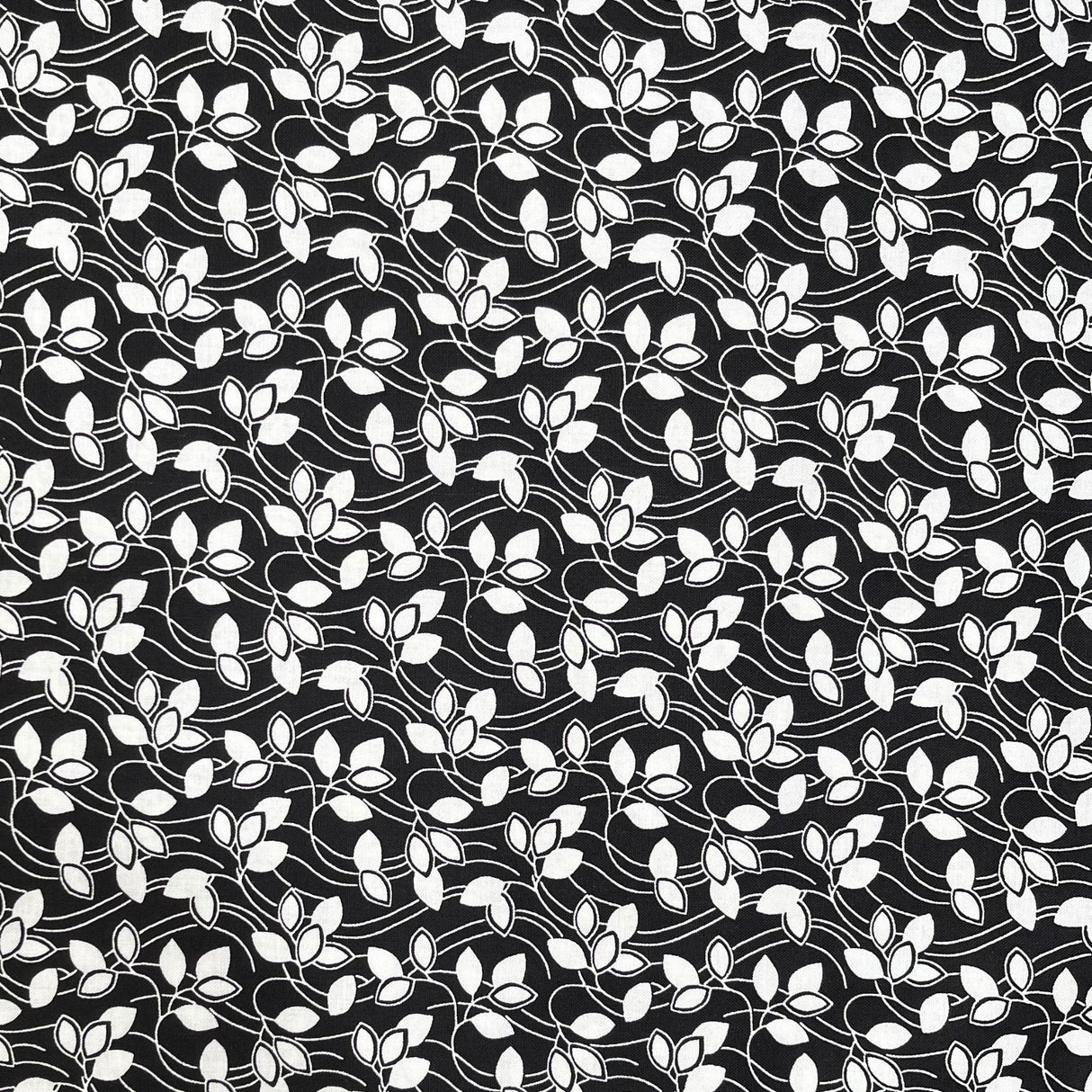 Candy Licorice Black Leaf Fabric – StudioE SE3354.99