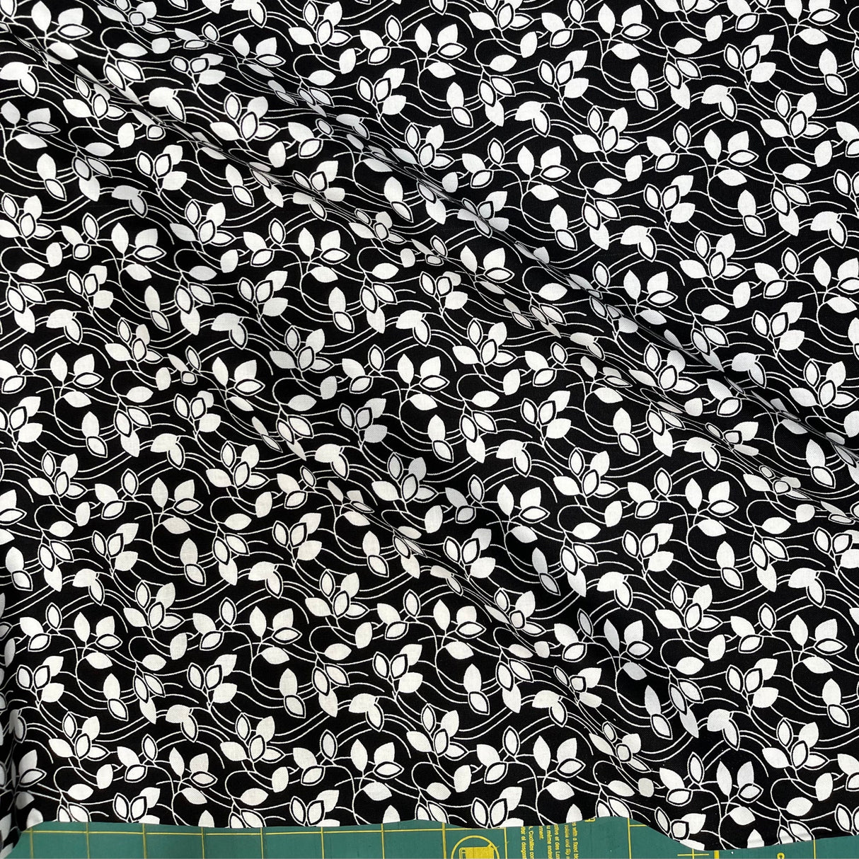 Candy Licorice Black Leaf Fabric – StudioE SE3354.99