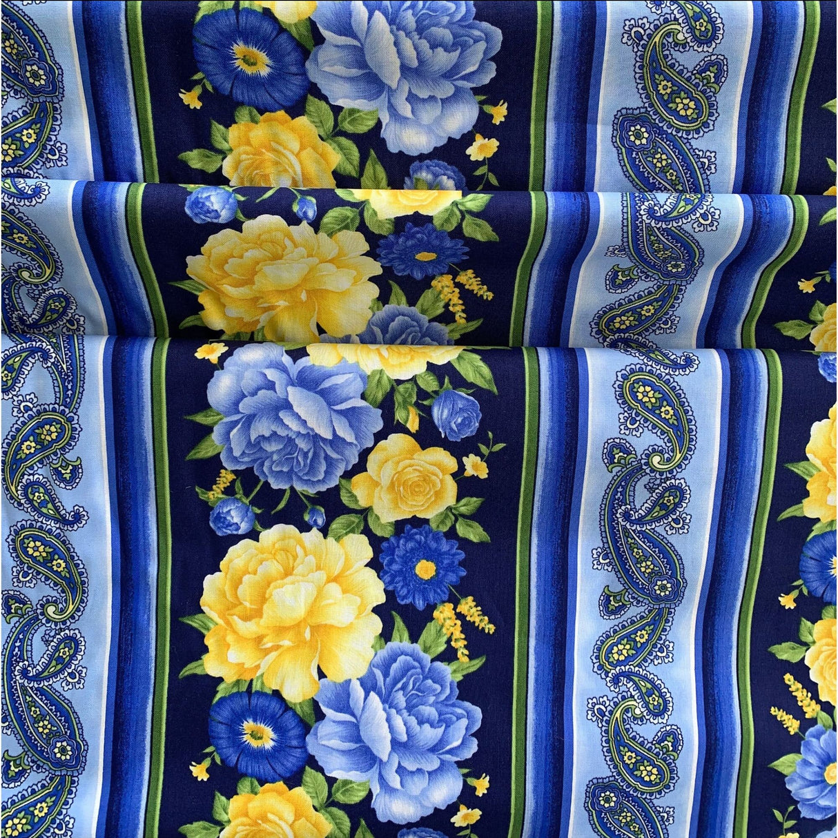 Angelica Border fabric Timeless Treasures Floral Cotton Quilters fabric C6361