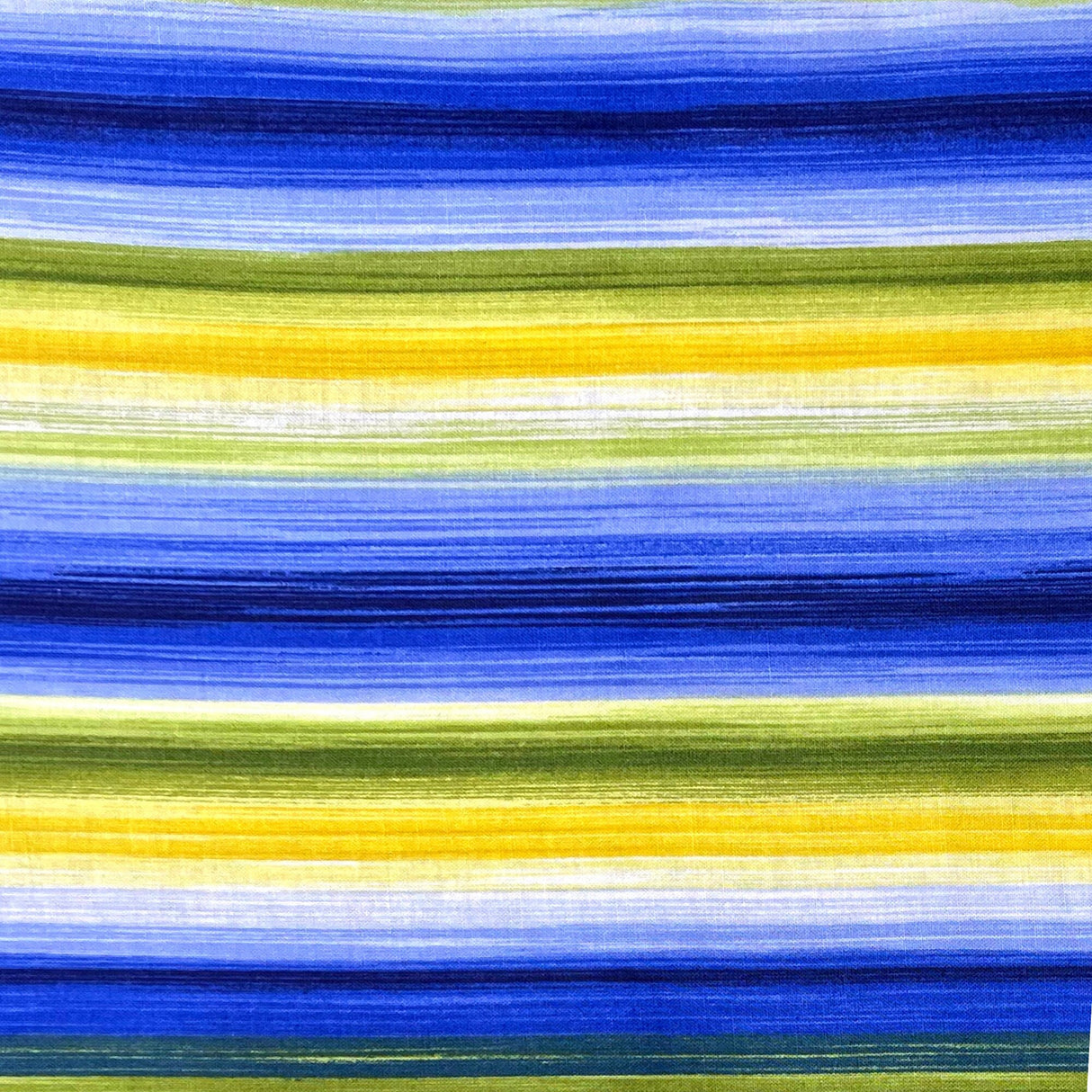 Floral Blue fabric Yellow Stripes Angelica Bright fabric Timeless Treasures Craft Cotton Quilters fabric C6362