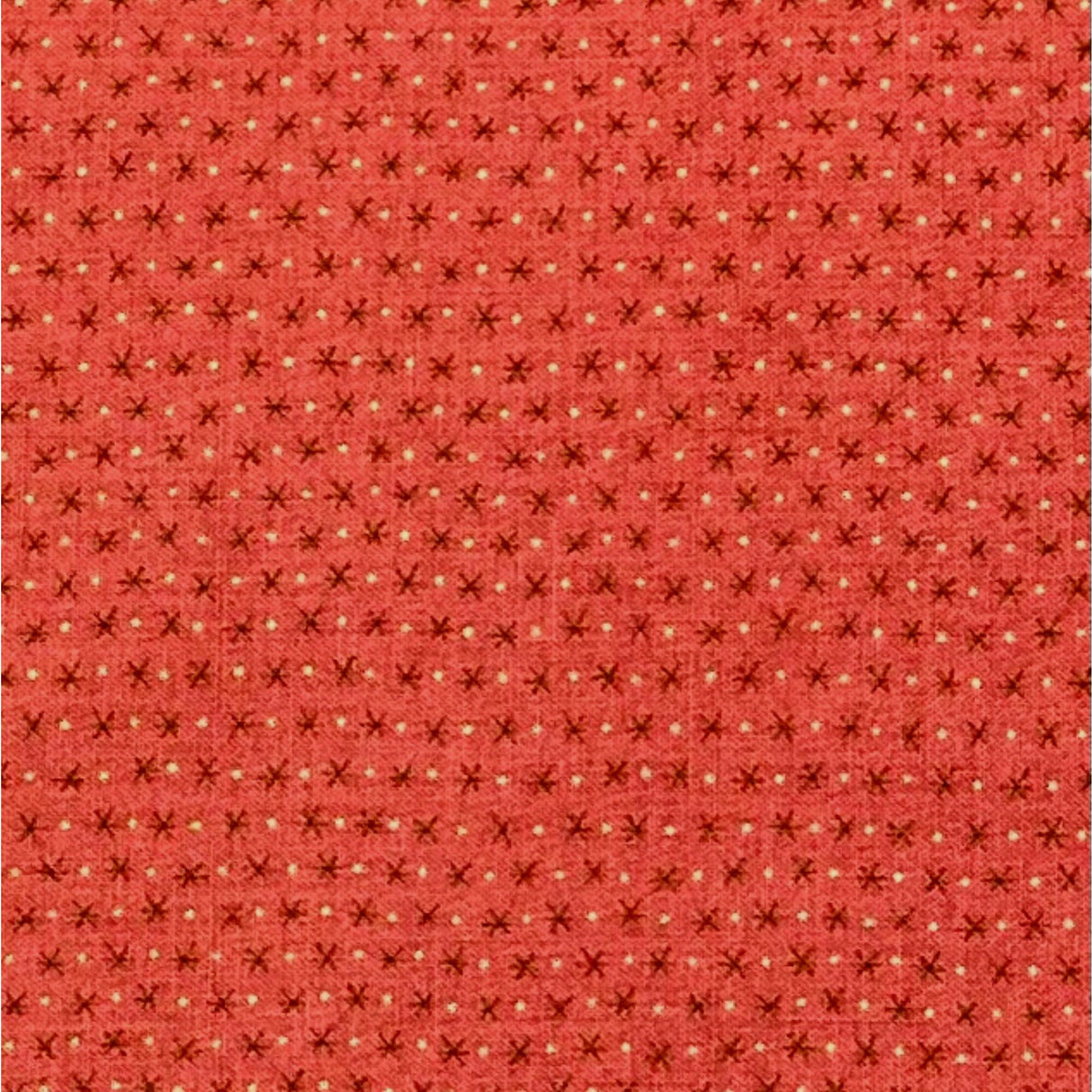 Red Fabric Christmas Quilting Patchwork Crafting fabric Henry Glass HG8754-88