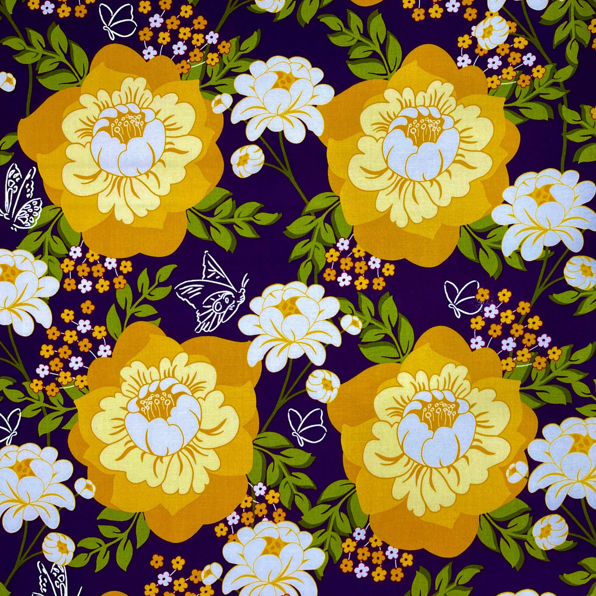 Floral fabric Flutter by Rose Honey Quilting Craft fabric Michael Miller Quilting 100% Cotton fabric
