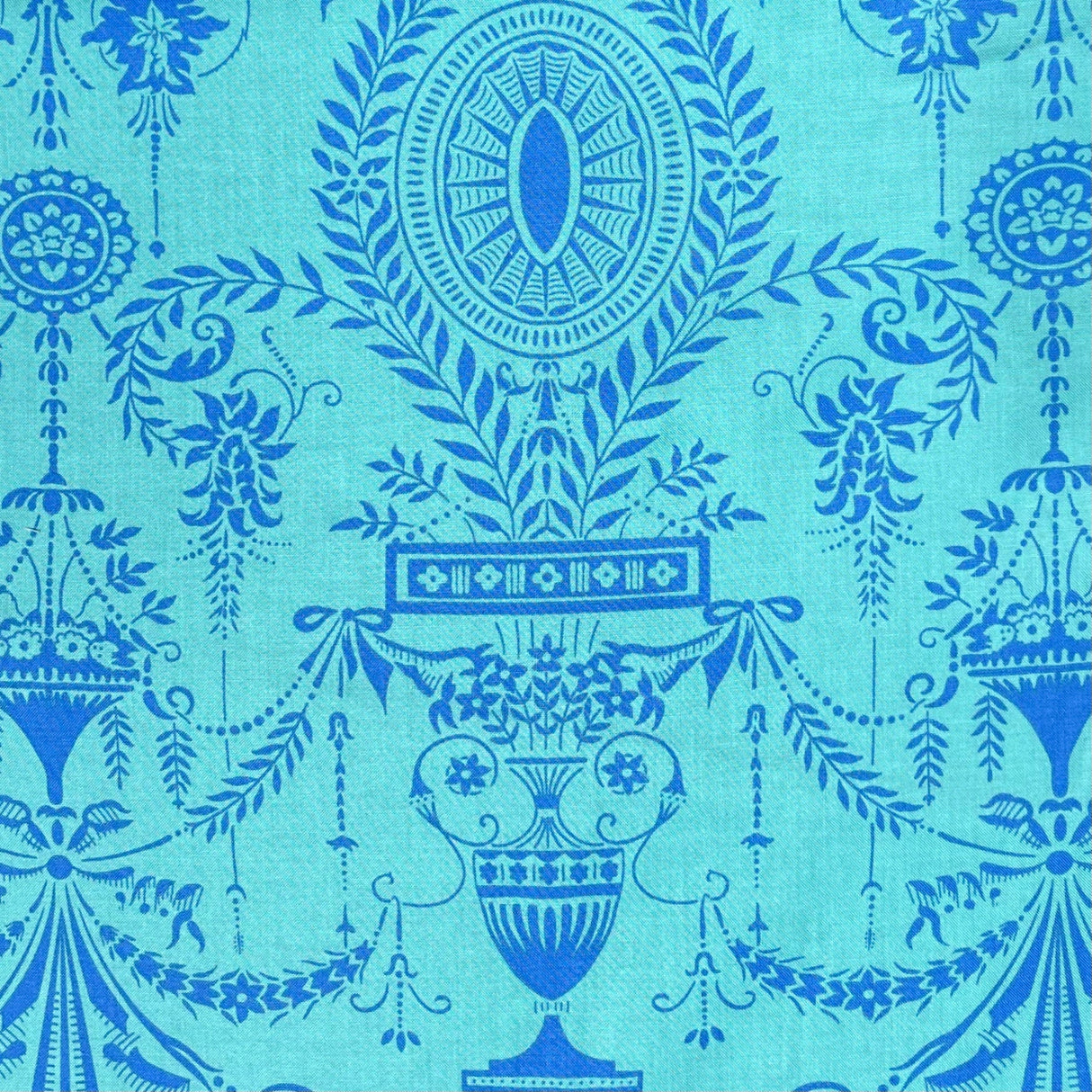 Caravelle Arcade Elyse Blue fabric Quilting Cotton fabric,Jennifer Paganelli, FreeSpirit PWJP099-Aqua