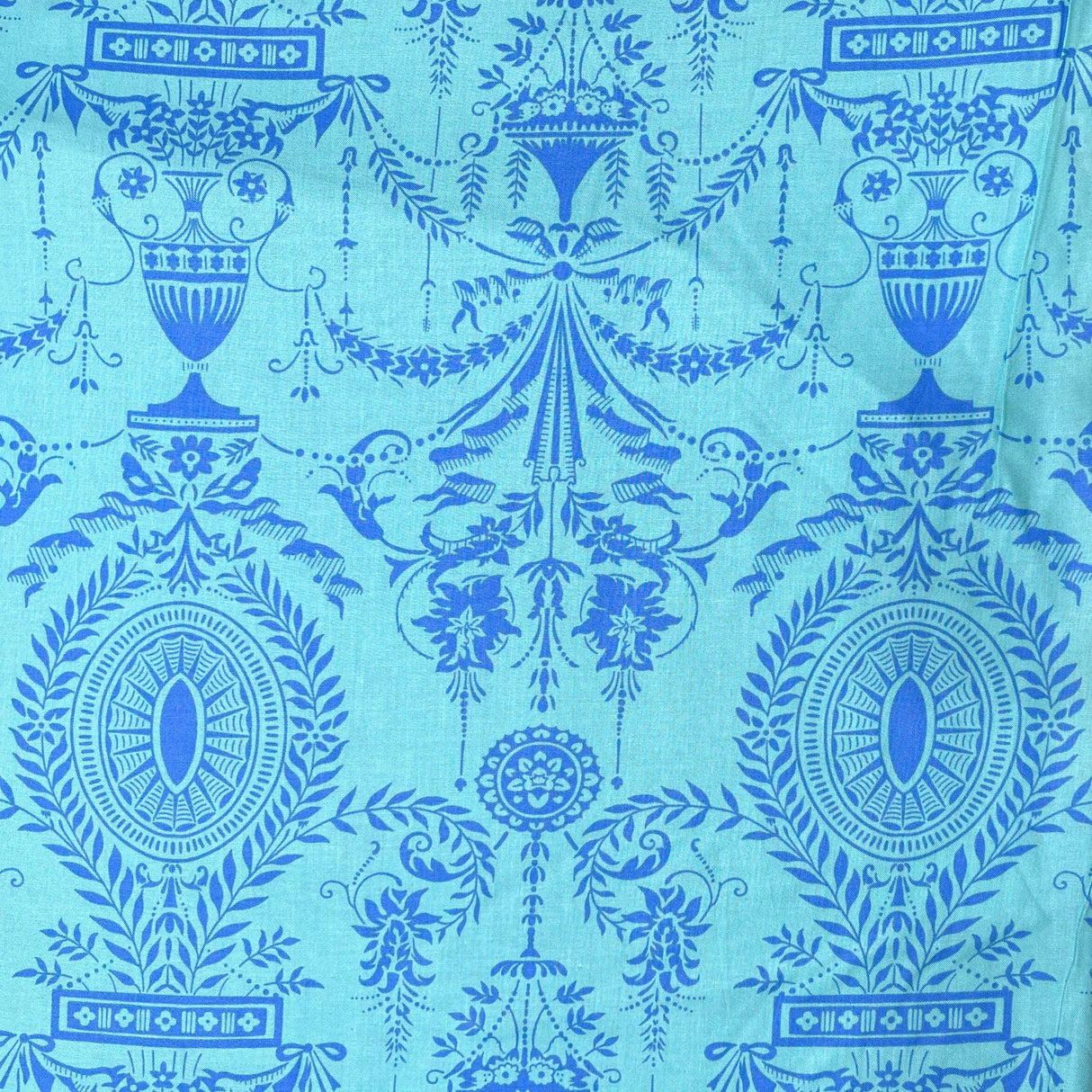 Caravelle Arcade Elyse Blue fabric Quilting Cotton fabric,Jennifer Paganelli, FreeSpirit PWJP099-Aqua