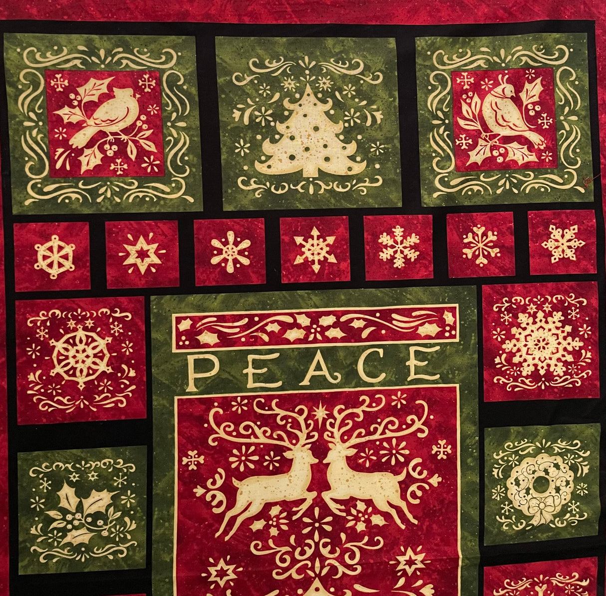 Noel Fabric Panel - Christmas Delight by Benartex BT03610-99