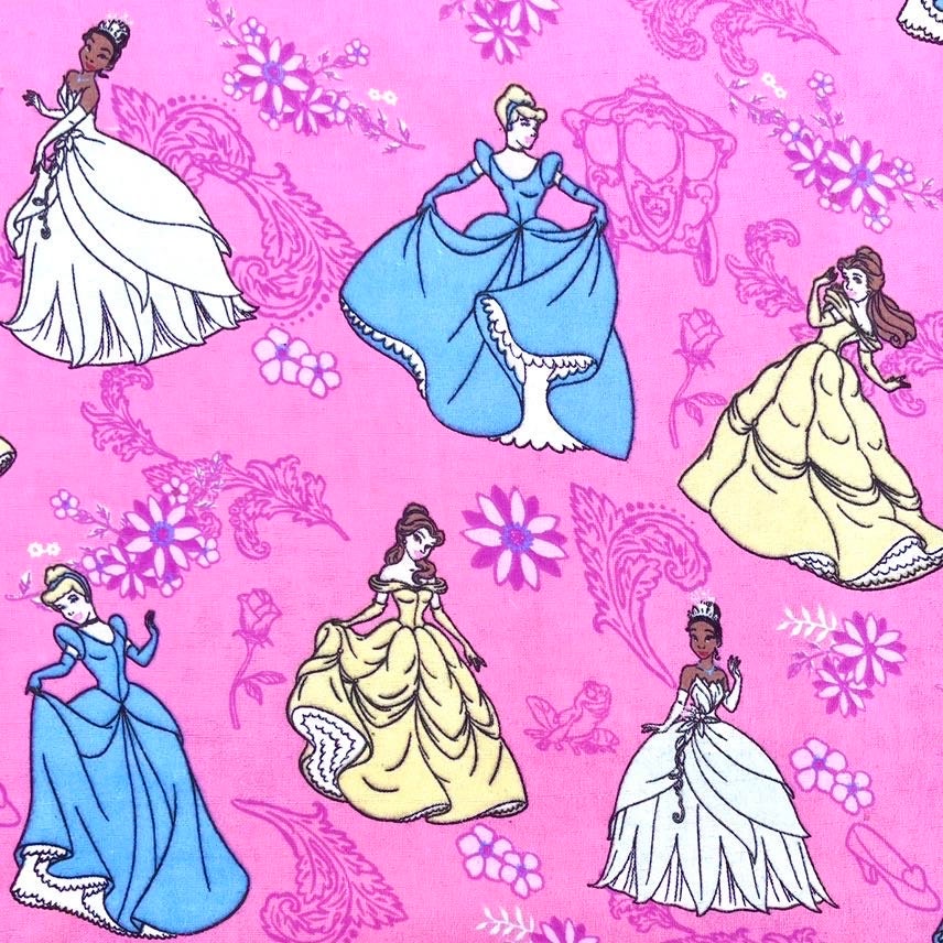 Disney fabric Princess Trio FLANNEL Fabric Disney Craft Quilting fabric CP36754 Springs Creative
