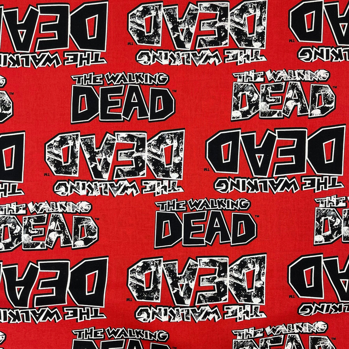 The Walking Dead Zombies fabric Licensed fabric Quilting Sewing Crafting fabric by Springs Creative