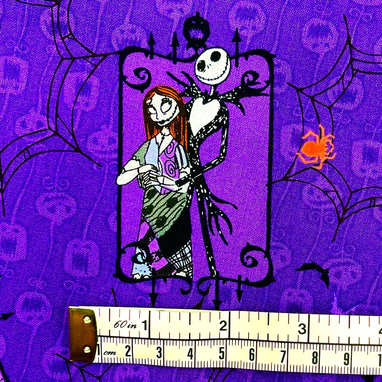 Nightmare Before Christmas fabric Jack Skellington, Sally Disney Sewing Cotton Quilting fabric Springs Creative