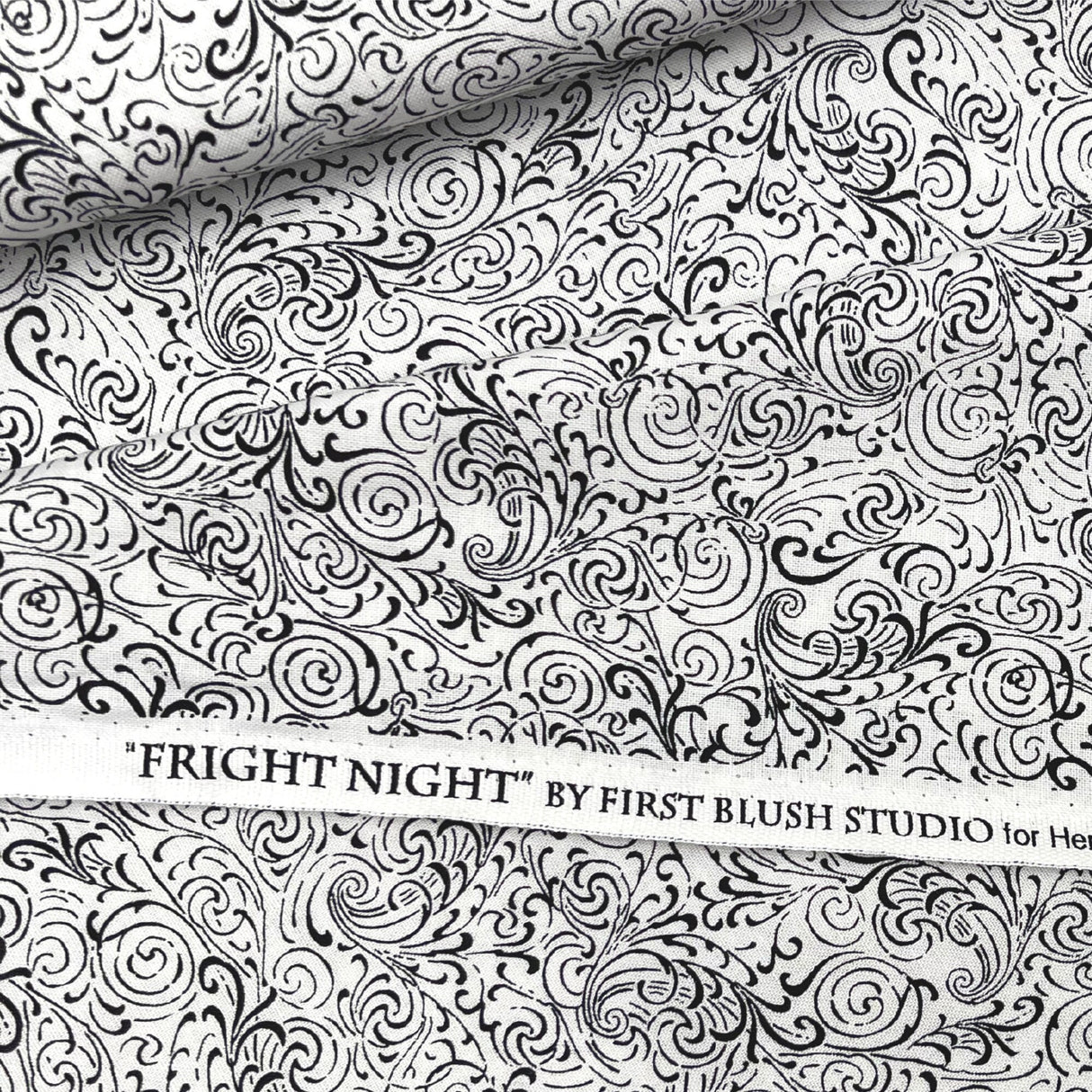 Black Quilting Fabric Halloween Fright Night Henry Glass Fabric Halloween Cotton Quilting fabric HG1113-19