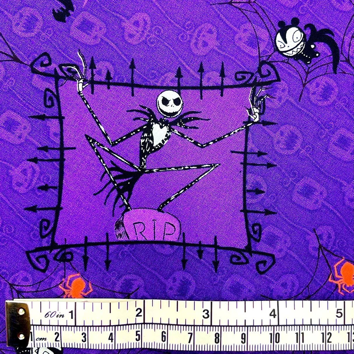 Nightmare Before Christmas fabric Jack Skellington, Sally Disney Sewing Cotton Quilting fabric Springs Creative
