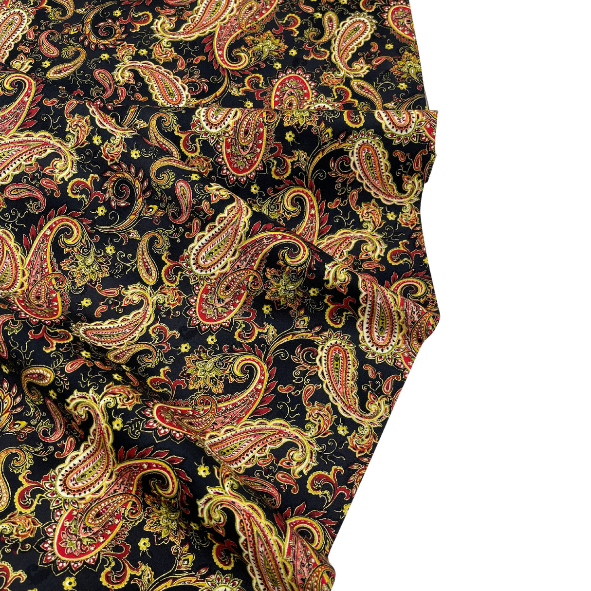 Christmas Splendor fabric, Black, Gold metallic, Quilt, Craft, Cotton, Quilters fabric HG8321-Black