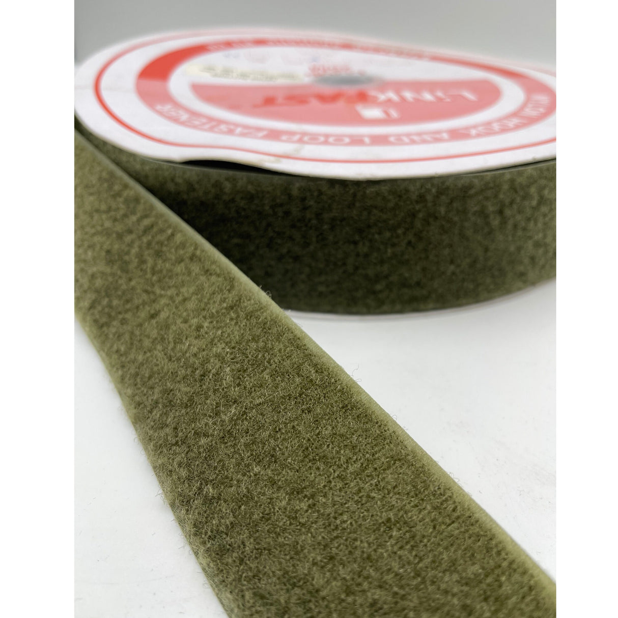 Hook and Loop Fastener 50mm wide - Sew-On Nylon Velcro, Ranger Green, Olive, Khaki