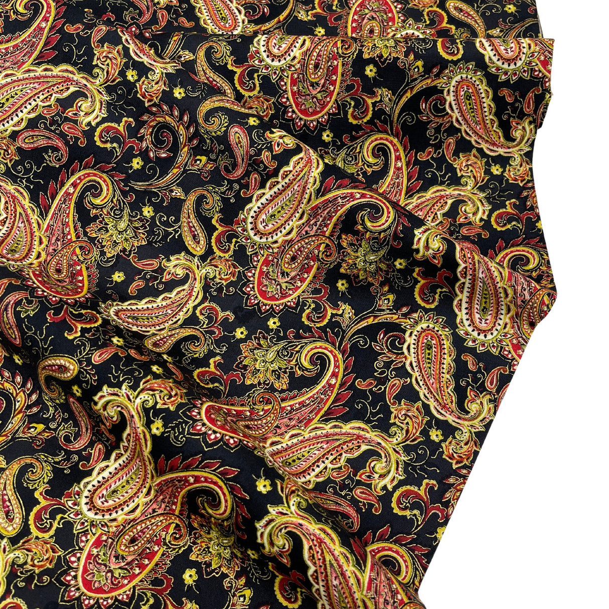 Christmas Splendor fabric, Black, Gold metallic, Quilt, Craft, Cotton, Quilters fabric HG8321-Black