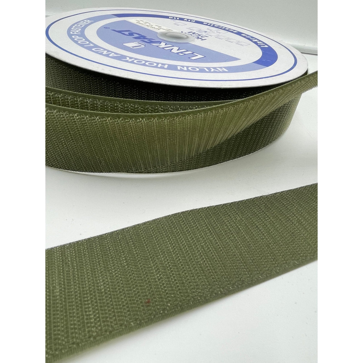 Hook and Loop Fastener 50mm wide - Sew-On Nylon Velcro, Ranger Green, Olive, Khaki