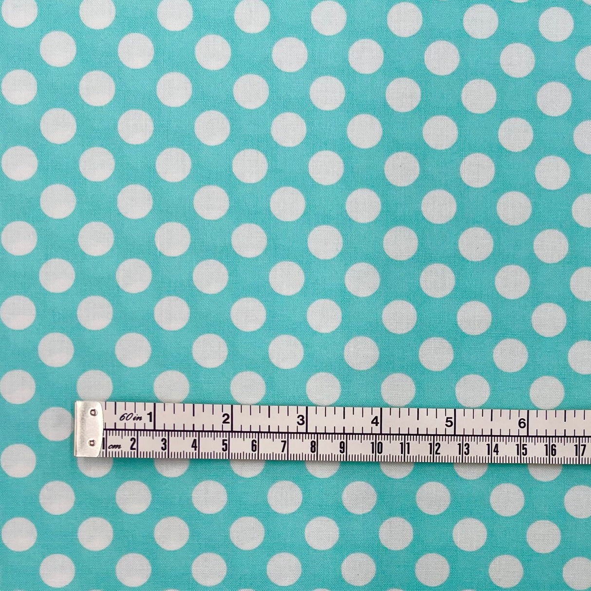 Polka Dots, Turquoise fabric, Vintage Quilting Fabric, Michael Miller fabric CX1492Ocean