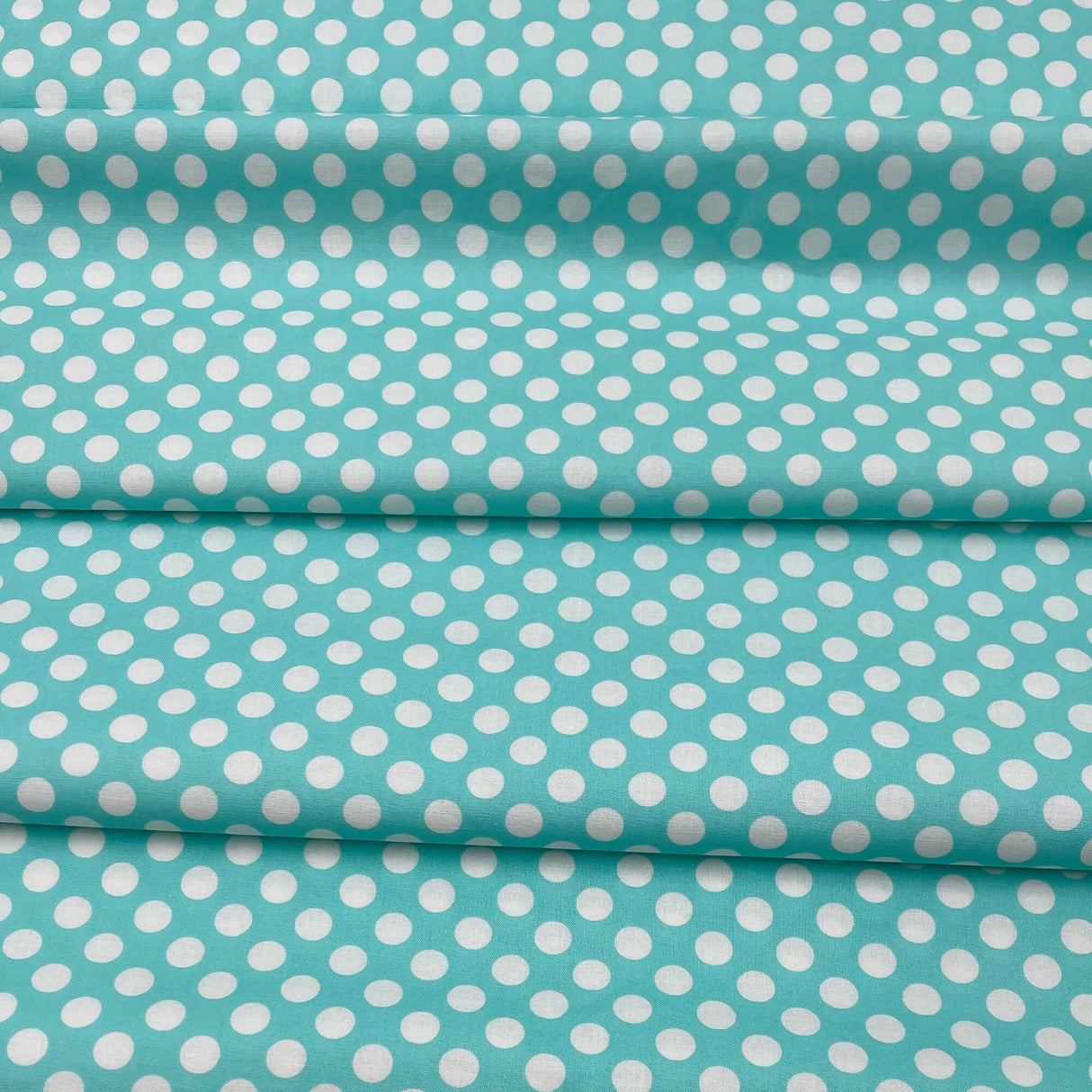 Polka Dots, Turquoise fabric, Vintage Quilting Fabric, Michael Miller fabric CX1492Ocean