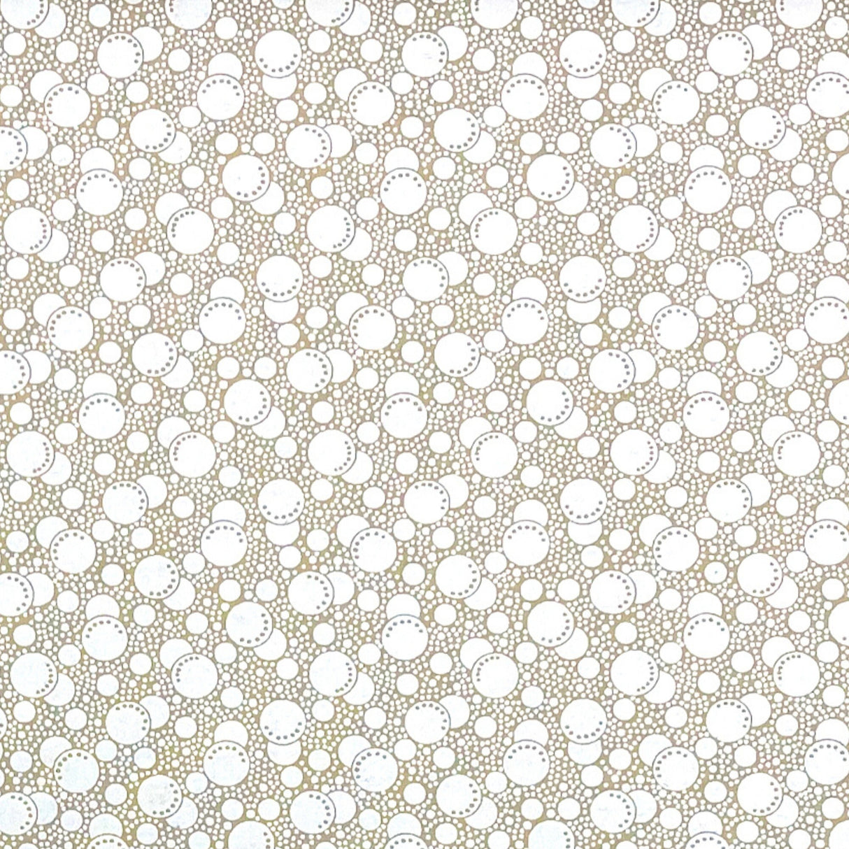Tone on Tone White Tea Stain Fabric, Cotton Quilting Craft fabric SP-47748.T