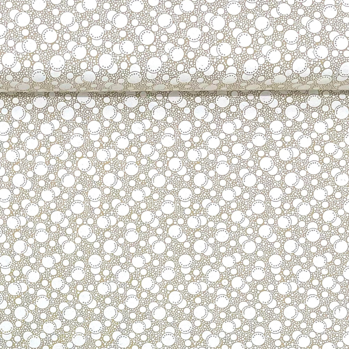 Tone on Tone White Tea Stain Fabric, Cotton Quilting Craft fabric SP-47748.T