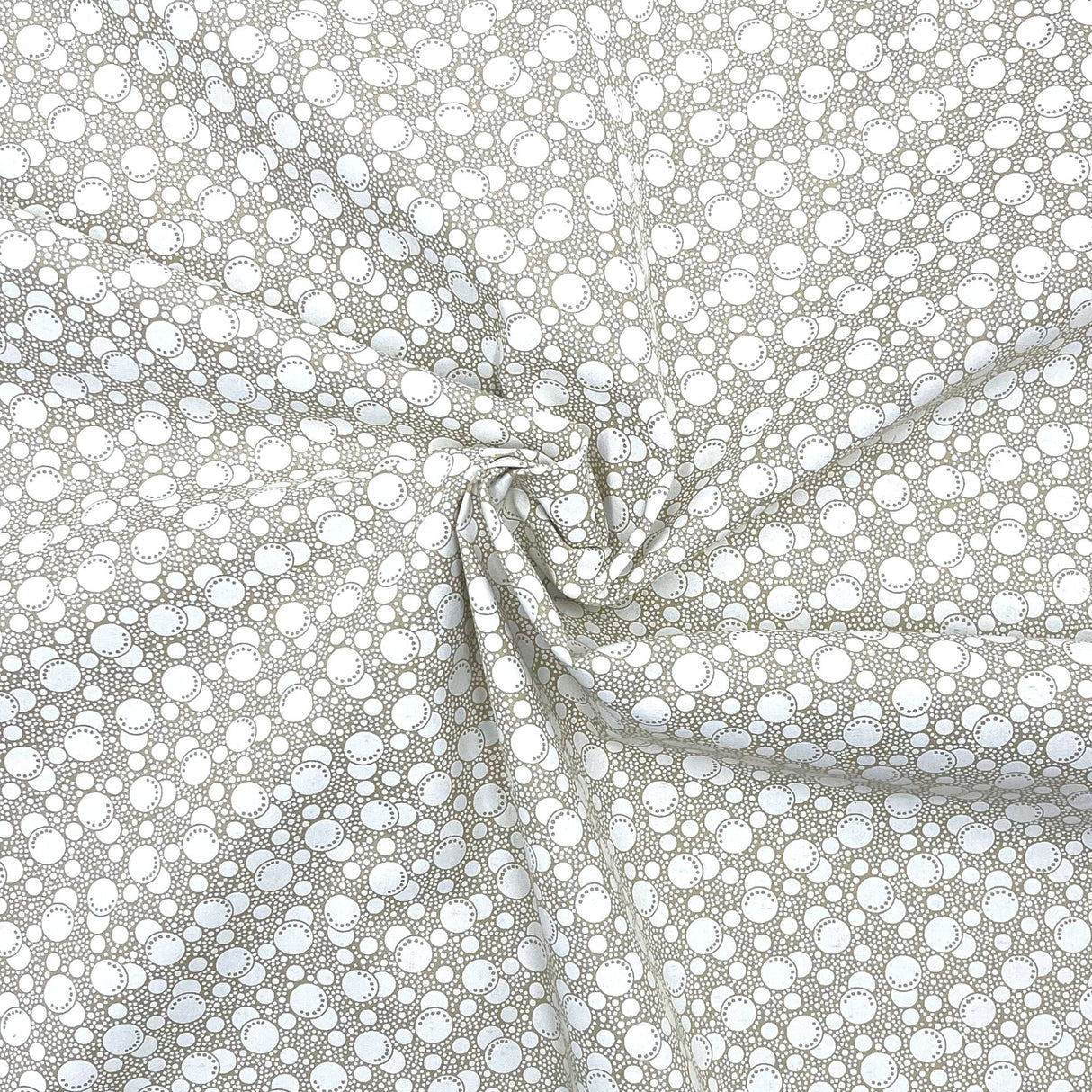 Tone on Tone White Tea Stain Fabric, Cotton Quilting Craft fabric SP-47748.T