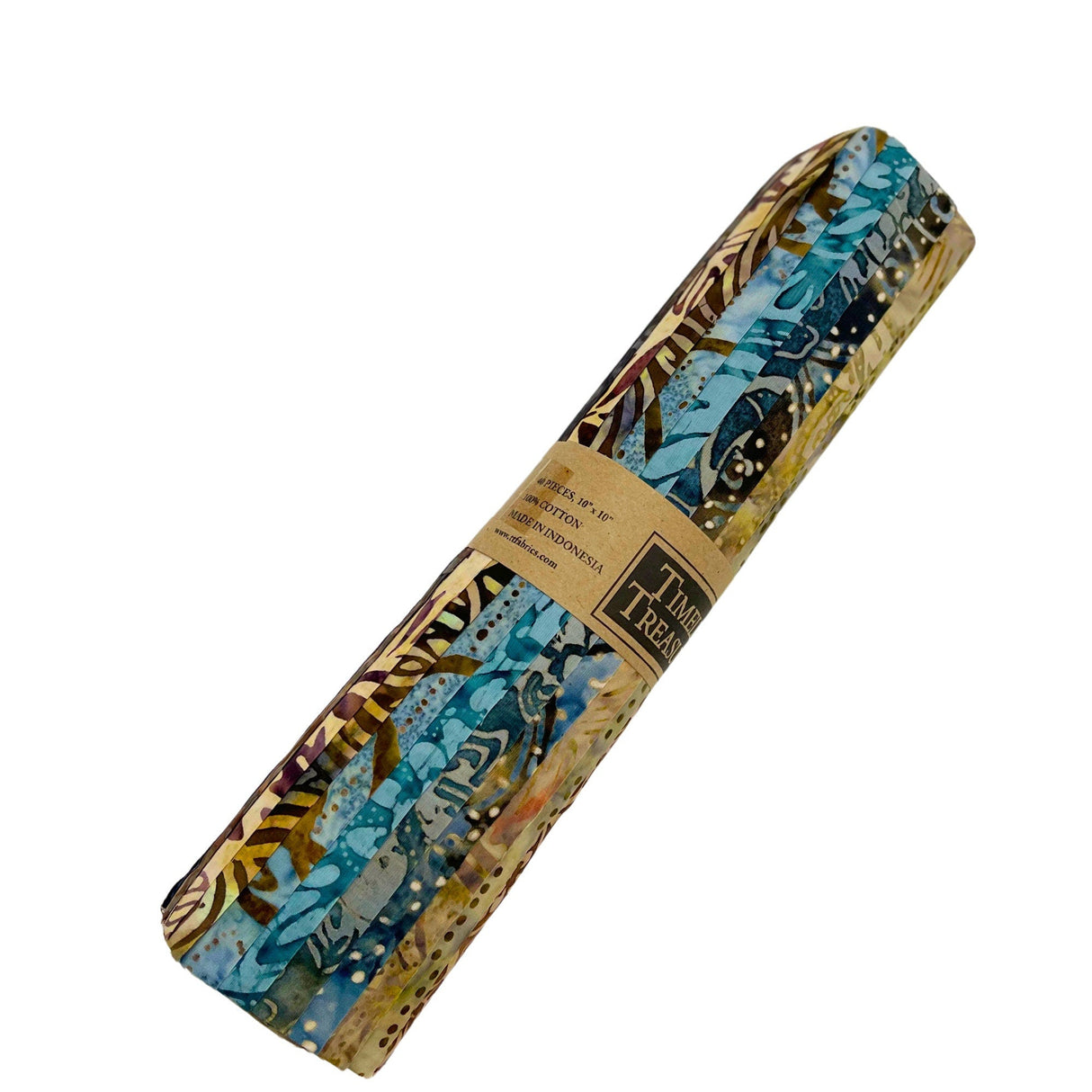 Tonga Treats 40pc x 10" x 10" Coffee Cake, Batik Quilting Cotton fabric, Layer Cake, Gift ideas, Pre-cut