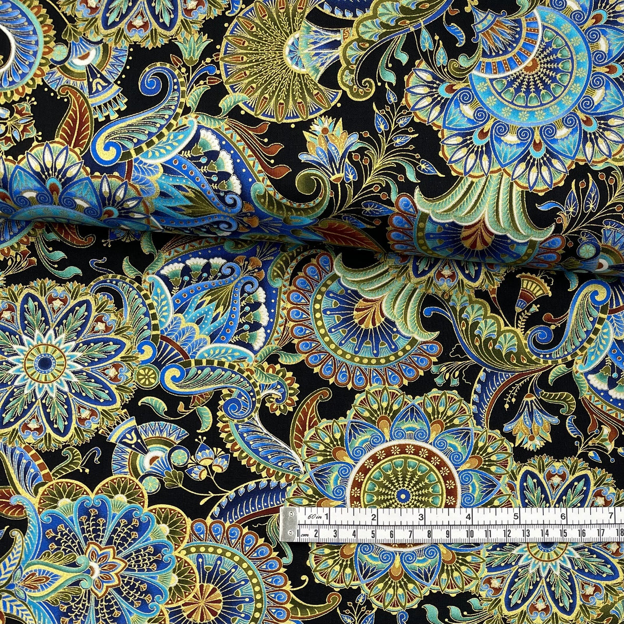 Alexandria Black fabric, Timeless Treasures, Craft Cotton Quilters fabric TT-CM4592