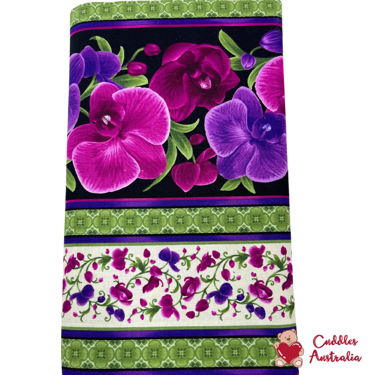 Orchid Fabric Kit w/pattern, Gift ideas, Chong a Hwang, Quilt fabric kit, Cotton, Fabric by Timeless Treasures