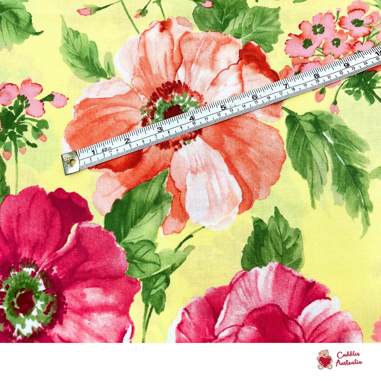 Sundance fabric, large Poppies by Ann Lauer for Benartex, Cotton Quilting fabric BT-04780.03