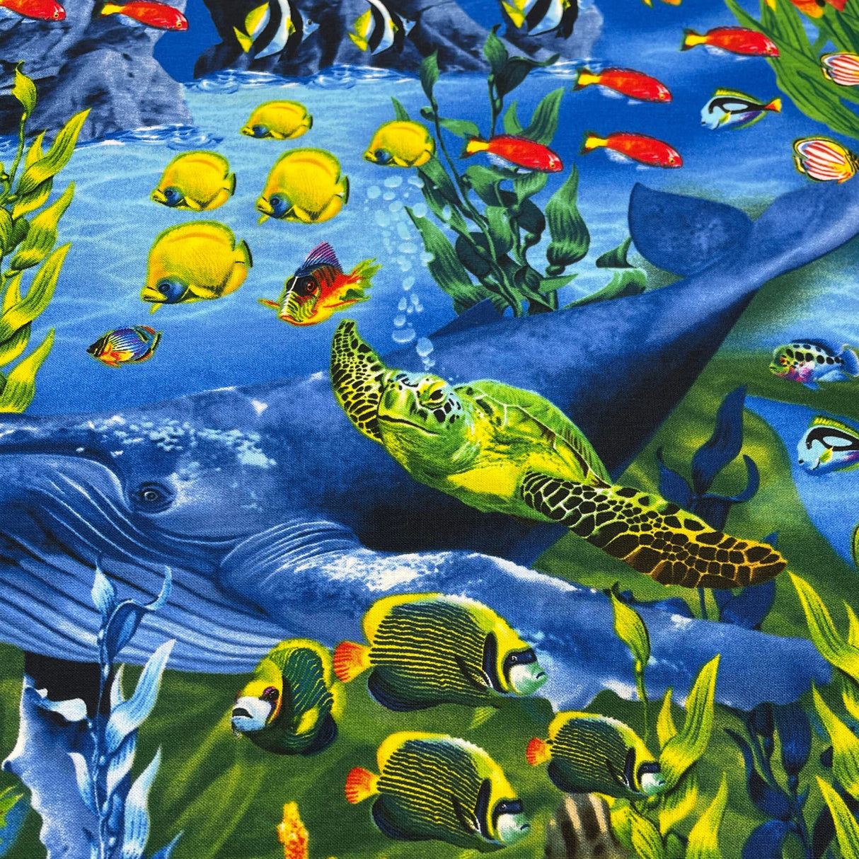 Sea Life Vacation, Marine life, Cotton Quilting fabric by Timeless Treasures Fabrics TT-C6145 PANEL