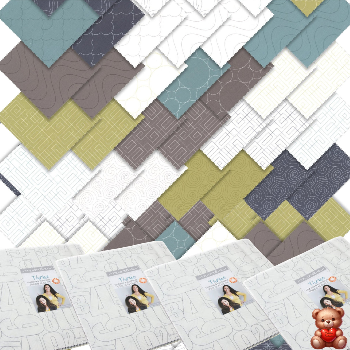 fabric swatches of thrive