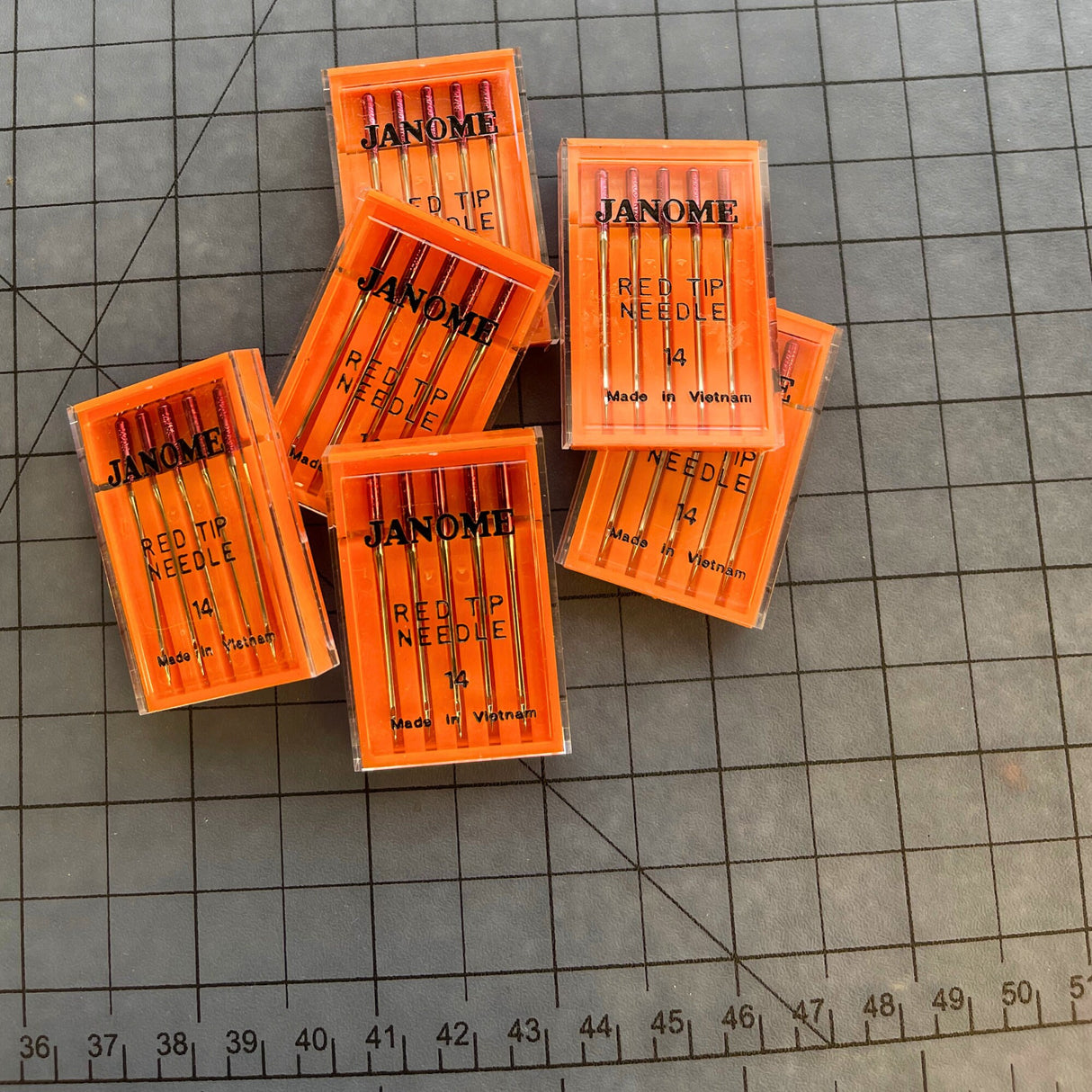 Janome Red Tip Sewing Machine Needle, Size 14