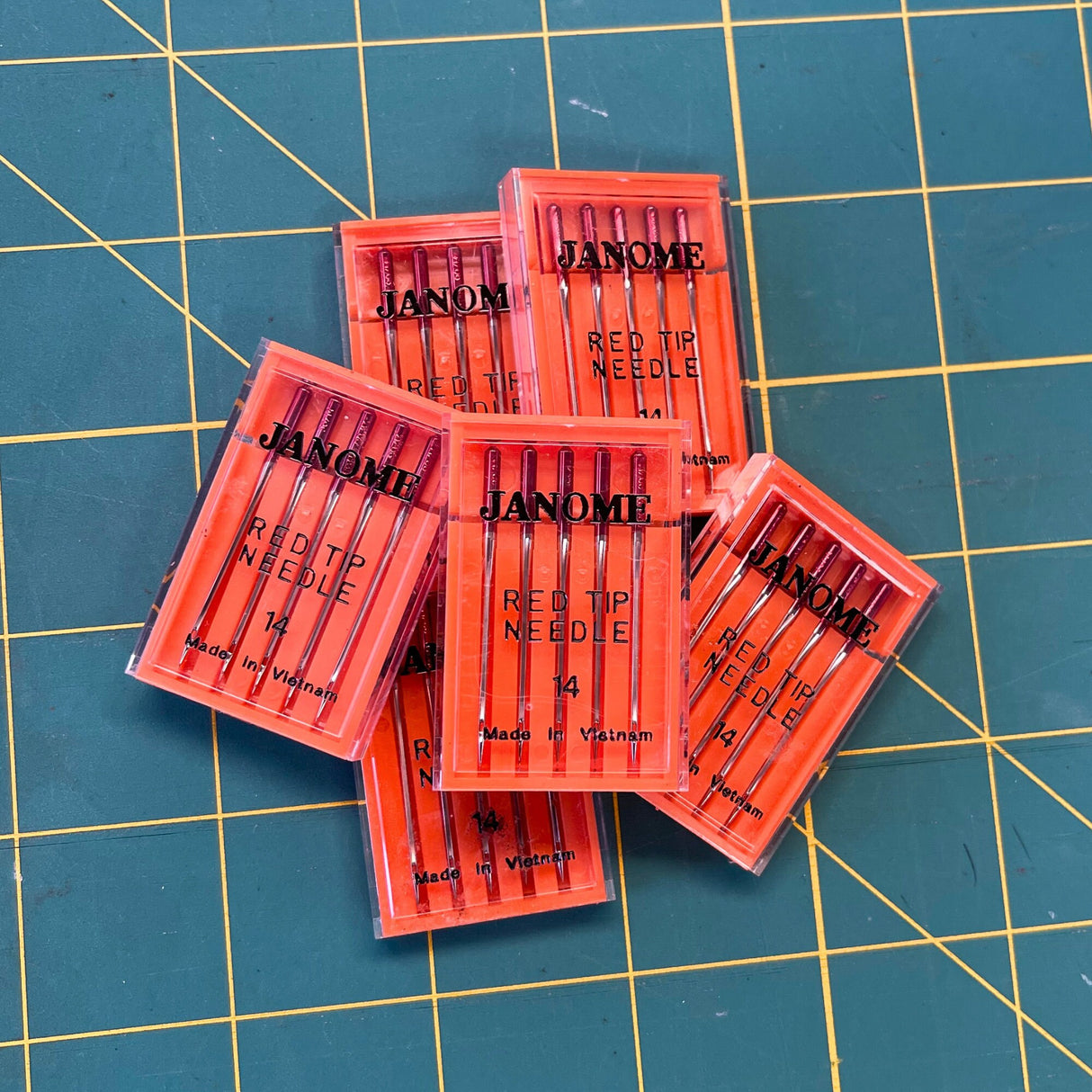 Janome Red Tip Sewing Machine Needle, Size 14