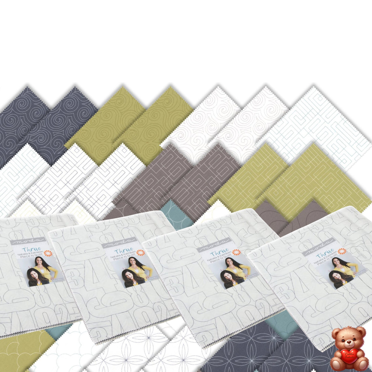 Thrive Layered Cake, Moda Fabrics, Gift ideas, Quilting Cotton Fabric 10900LC