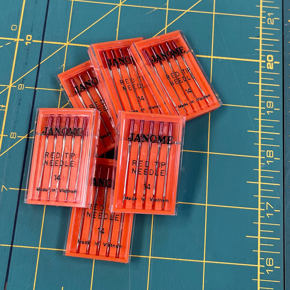 Janome Red Tip Sewing Machine Needle, Size 14