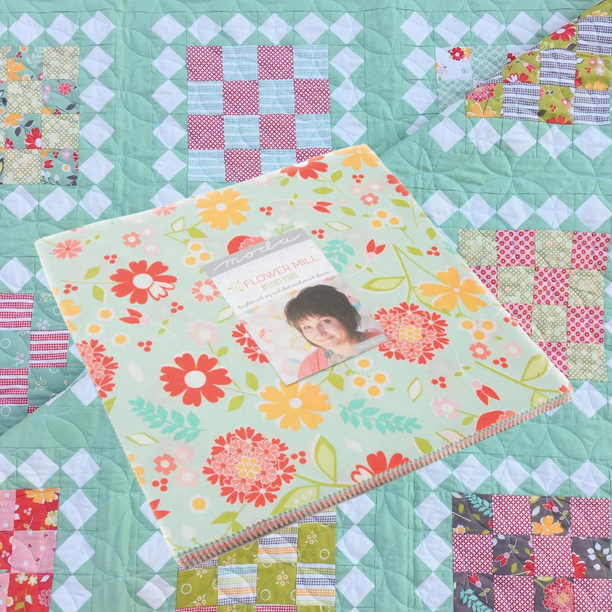 Background Quilt of fabrics used