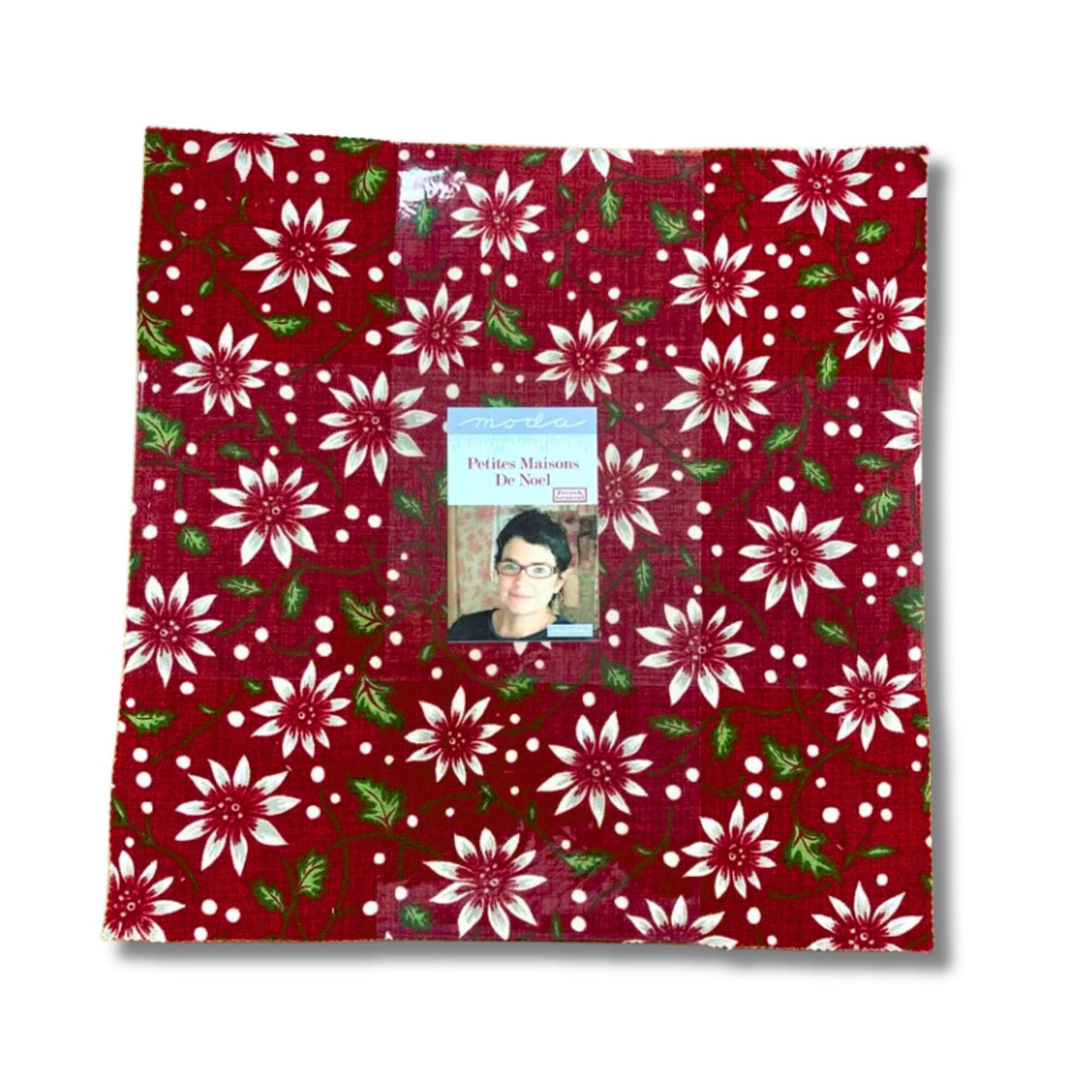 Petite Maisons De Noel, French Gerneral Layer Cake, Cotton fabric by Moda Fabrics