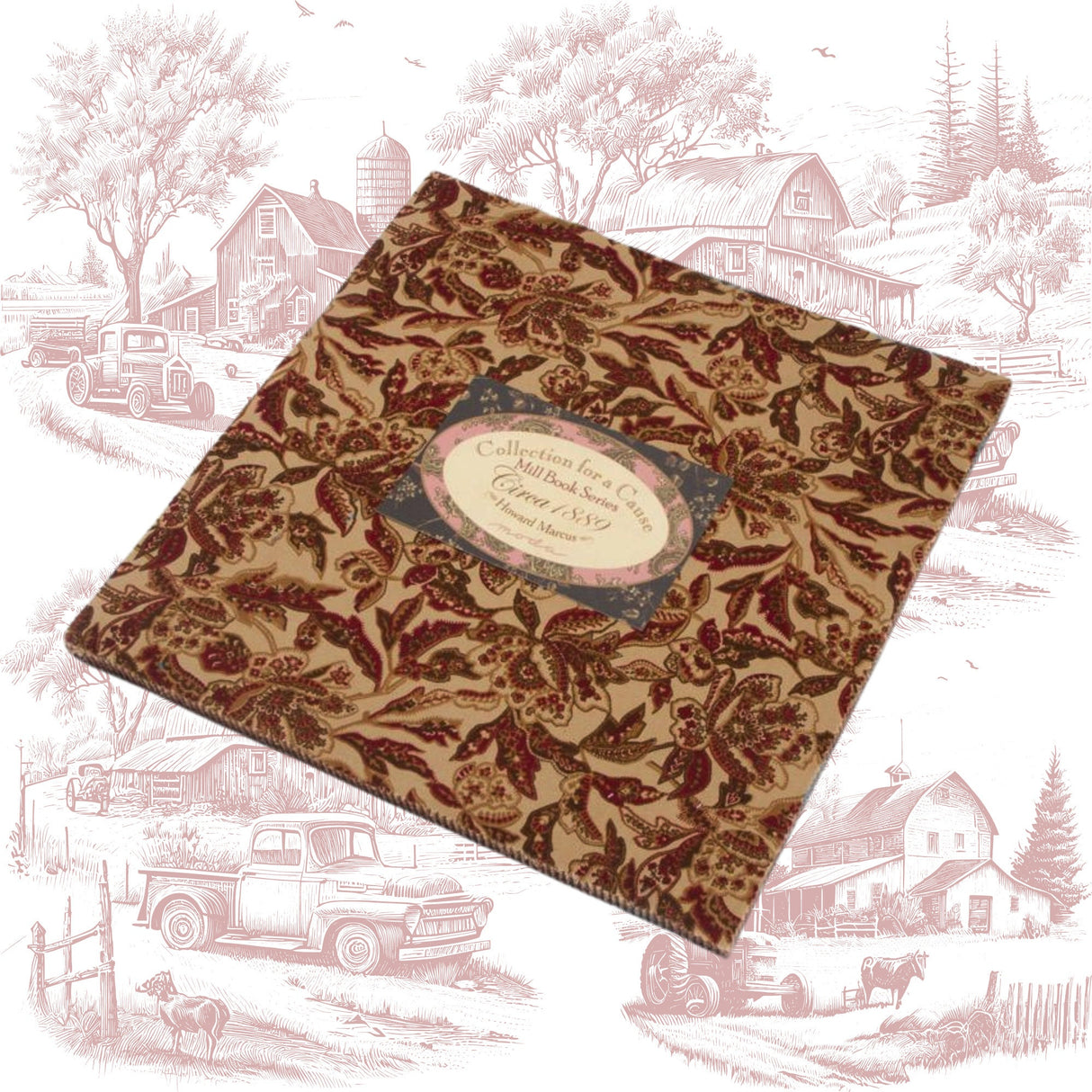 Collection for a Cause, Mill Book Series circa 1889, Cotton Quilting Fabric for Moda Fabrics