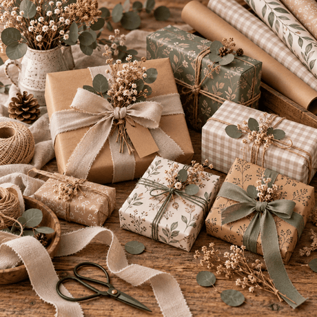 Natural & Rustic Gift Wrap