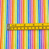 Rainbow Stripe Cotton Fabric – Michael Miller, MM-CX8323
