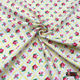 Annette Retro Floral Sunshine Fabric - Michael Miller MM-CX6853.Sunshine