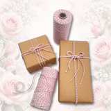 Pink Baker’s Twine – 100% Cotton Gift Wrapping Twine