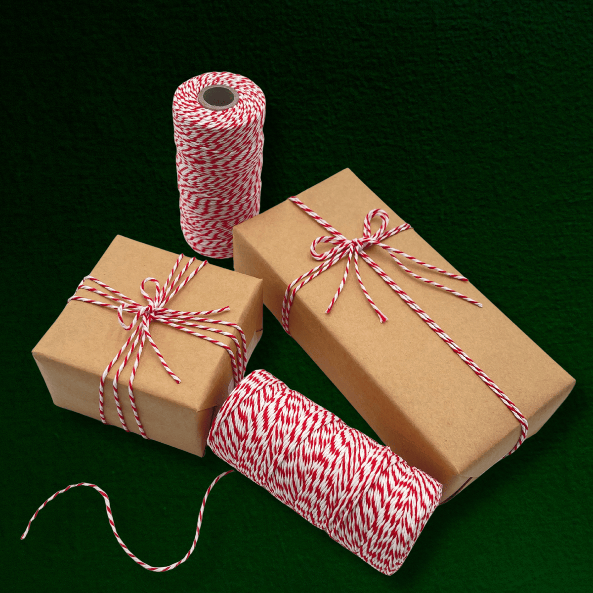 Red Baker’s Twine – 100% Cotton Gift Wrapping Twine